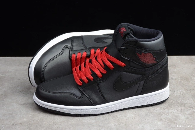 Cheap Husky Air 1 Satin High 555088-060 Black Retro OG Jordan 0806